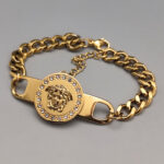 Ženska narukvica grčki ključ sa kristalima