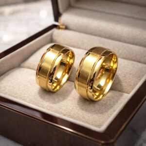 Glatke šire burme zlatna boja