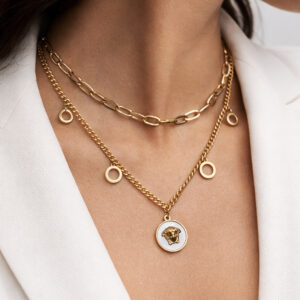 Ogrlica iz dva dela sa meduzom